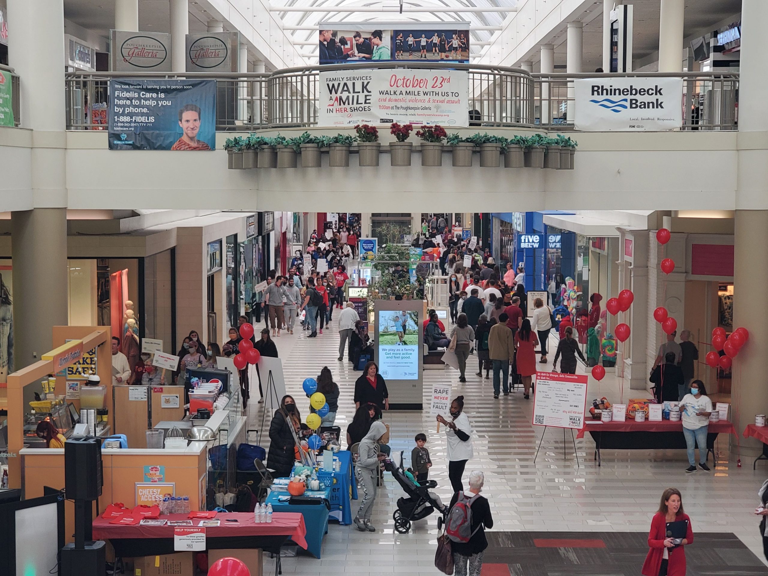 Poughkeepsie Galleria Bustles with Activity